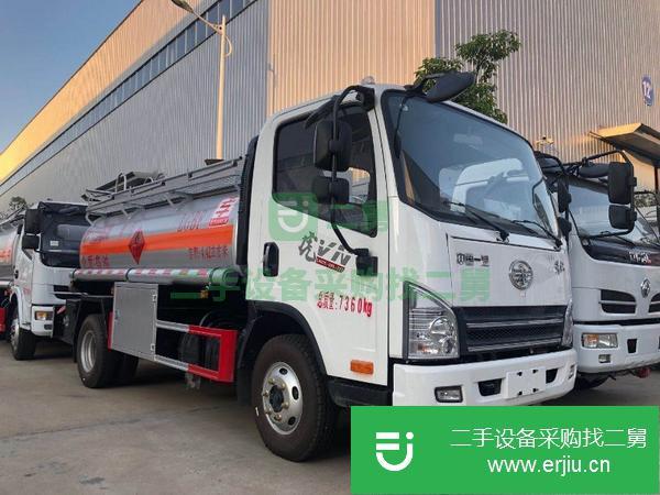 山東出售二手5噸解放包上戶可分期油罐車