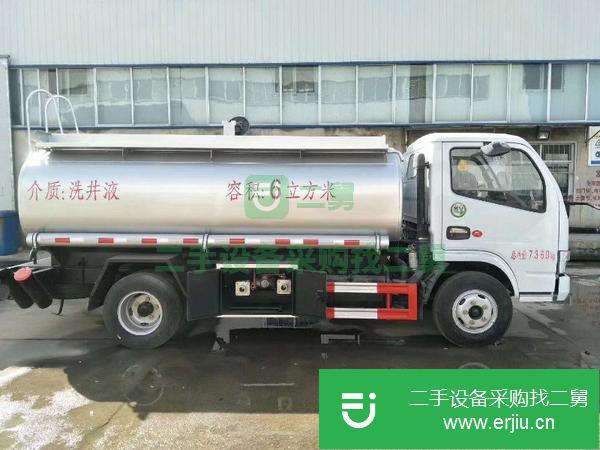 江蘇出售二手6噸東風洗井液運輸車國五