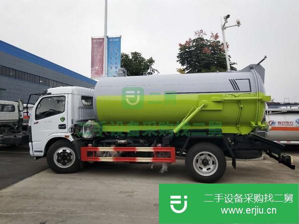 湖北出售二手東風福瑞卡8方吸污車國六排放