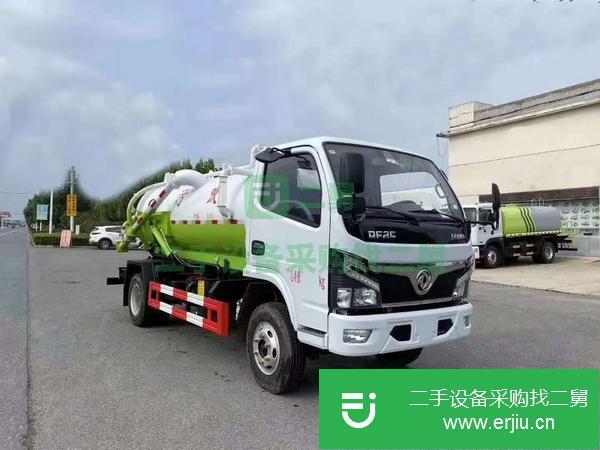 湖北出售二手東風福瑞卡8方吸污車國六排放