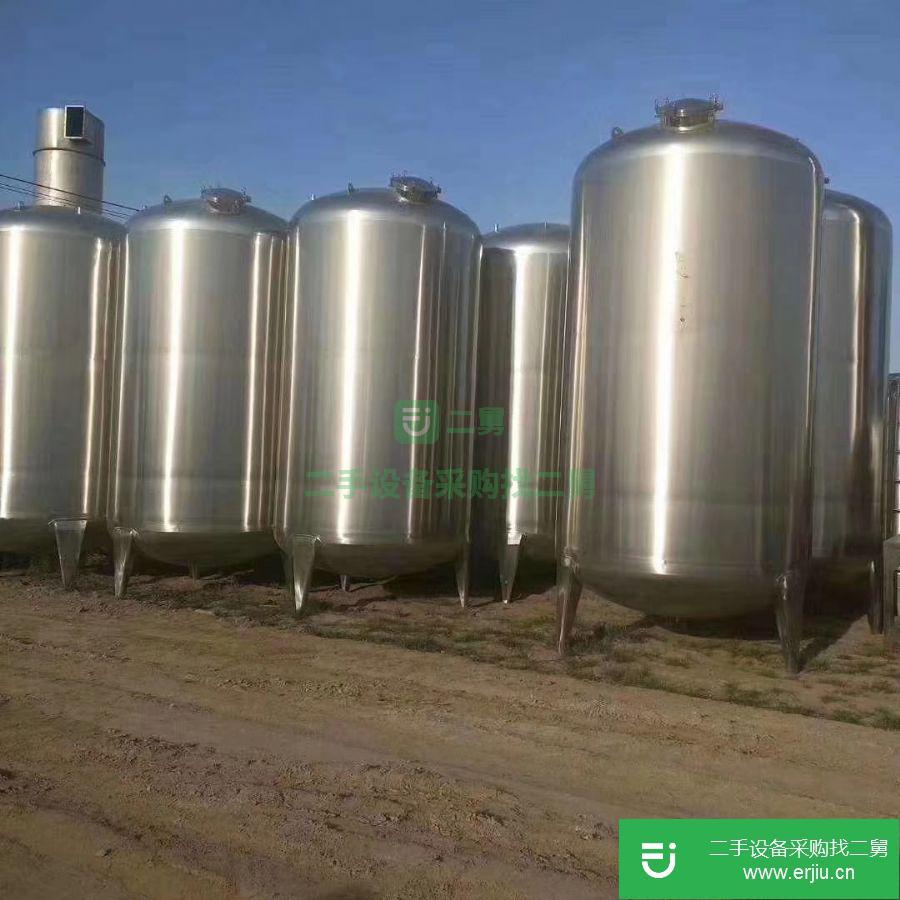 山東出售二手立式不銹鋼儲罐