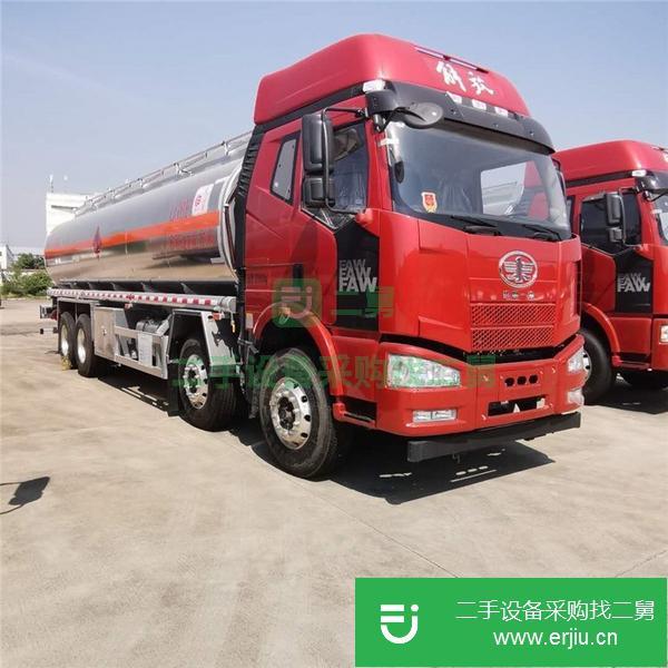 湖北出售二手解放前四后八油罐車20噸
