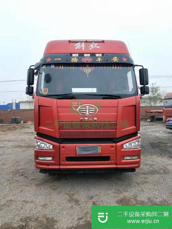 河北出售二手解放牽引車，420馬力單驅，國四排放