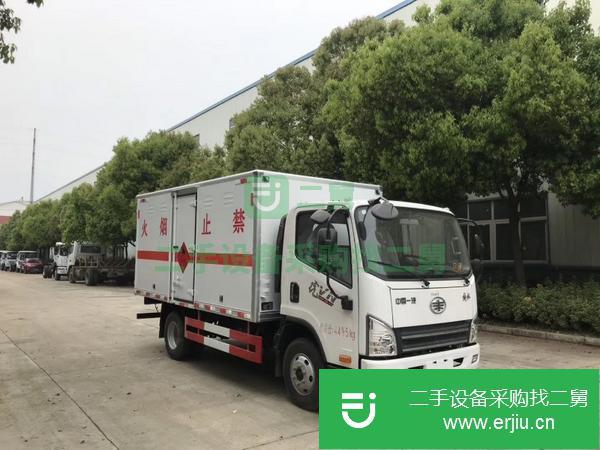 遼寧出售二手9類危廢廂式運輸車
