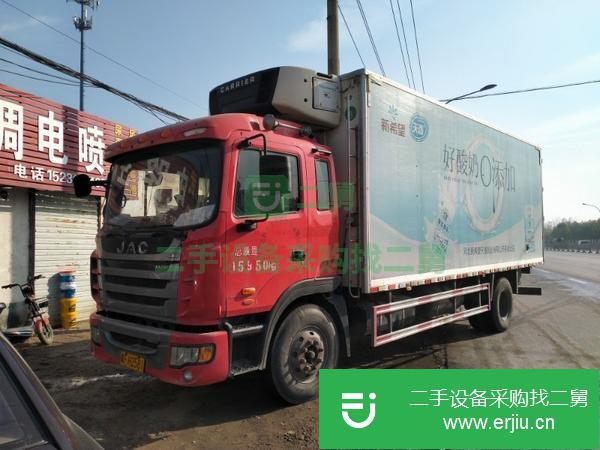 河北出售二手江淮格爾發(fā)國三6.8米冷藏車