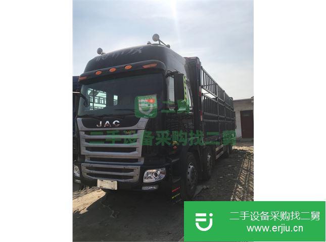 山東出售二手江淮格爾發M系列重卡340馬力前四后八高欄貨車
