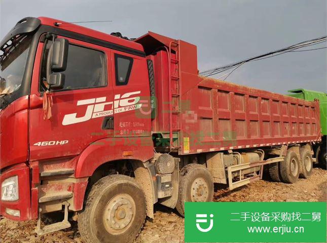 江西出售二手460馬力一汽解放J6自卸車