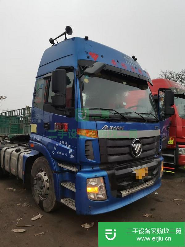 山東出售二手歐曼牽引車，400馬力國五雙驅(qū)，原車原版，輪胎九成
