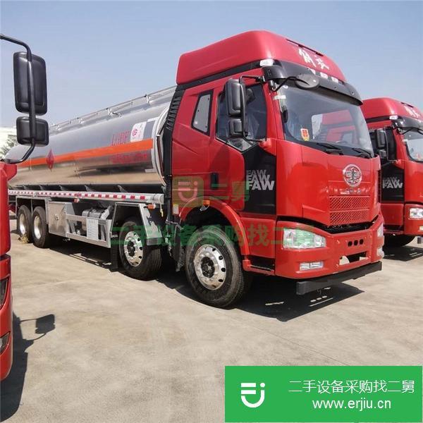 湖北出售二手解放前四后八油罐車20噸