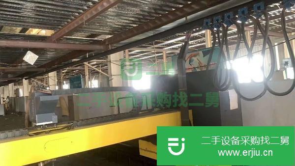 北京出售二手無錫橋聯4x12米等離子火焰數控切割機