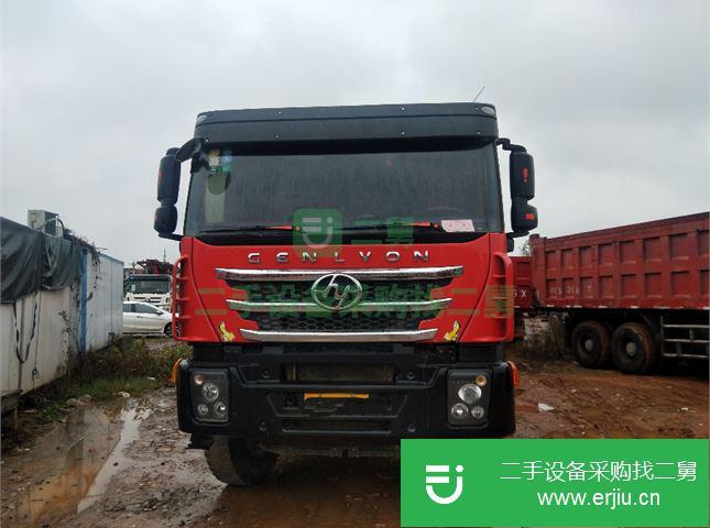江蘇出售二手杰獅前四后八430馬力自卸車