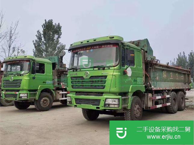 山東出售二手德龍F3000重卡336馬力自卸車