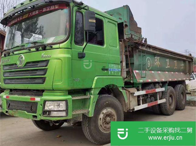 山東出售二手德龍F3000重卡336馬力自卸車