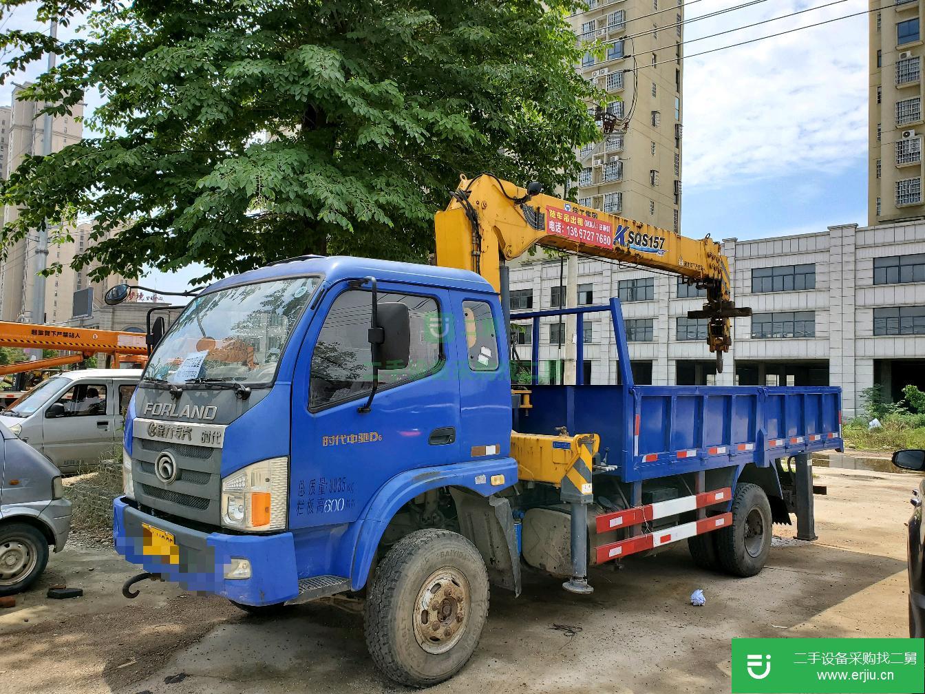 湖北出售二手福田時(shí)代隨車吊130馬力