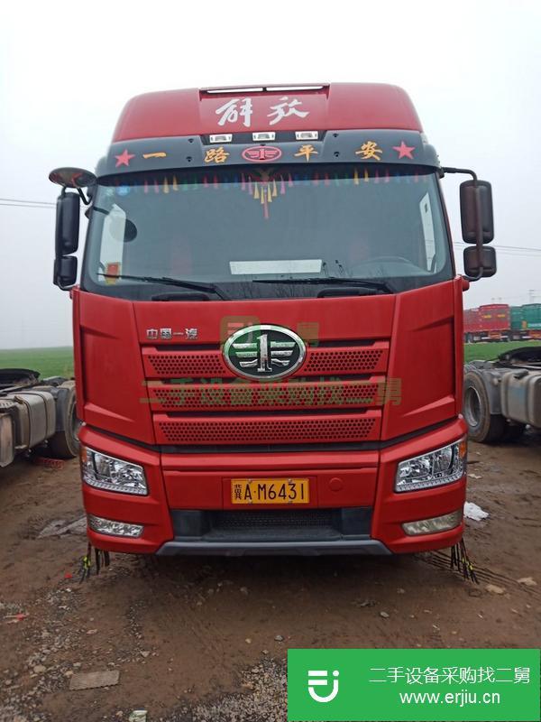 河北出售二手解放牽引車，420馬力雙驅