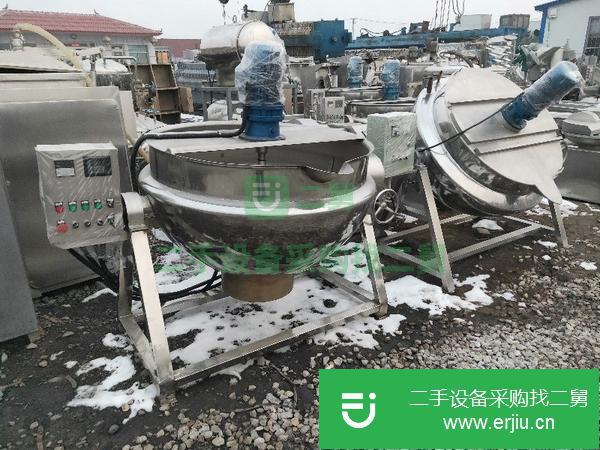 山東出售二手電加熱攪拌夾層鍋