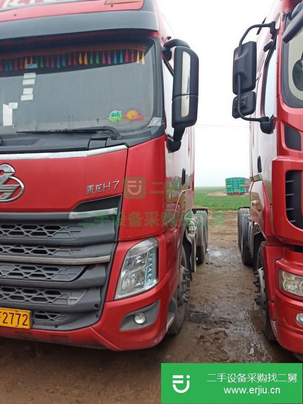 河北出售二手乘龍牽引車，430馬力國五