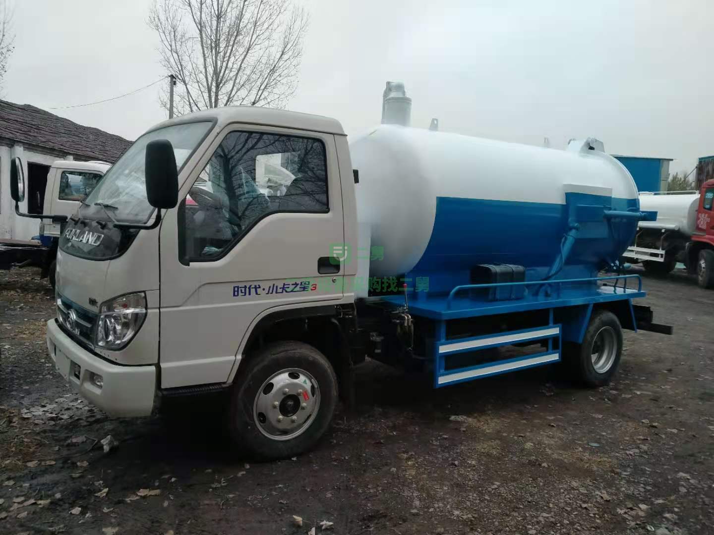 出售一臺(tái)福田卡三五方吸污車，全柴490發(fā)動(dòng)機(jī)