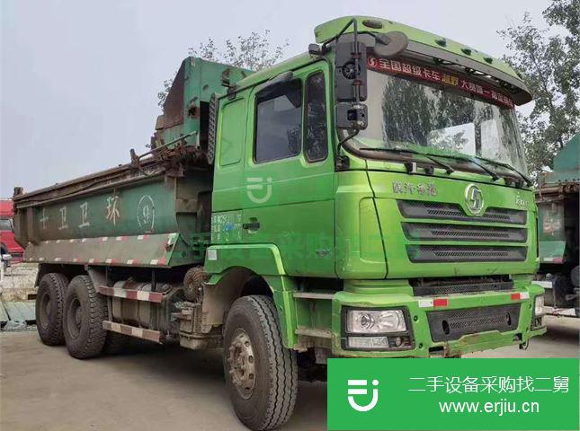 山東出售二手德龍F3000重卡336馬力自卸車