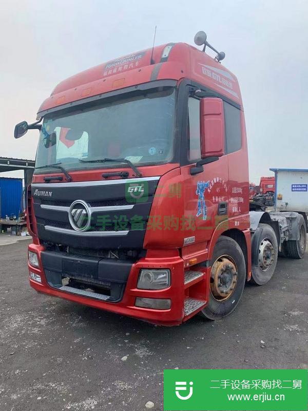 天津出售國五單驅歐曼牽引車，430馬力加油車，全保險，輪胎九成新，精品車況