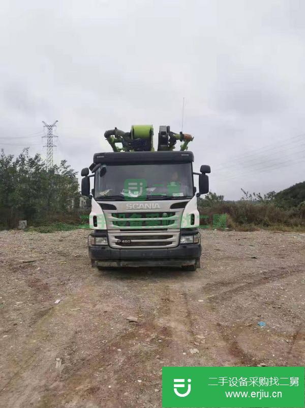 甘肅出售二手中聯(lián)國(guó)五18年12月56米泵車(chē)