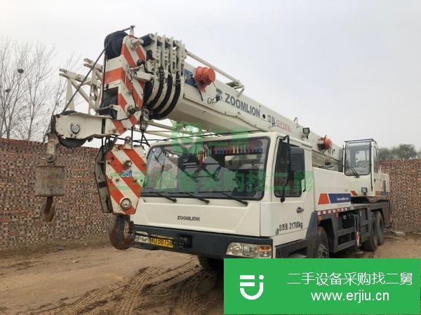 河南出售二手中聯25噸五節臂國四吊車