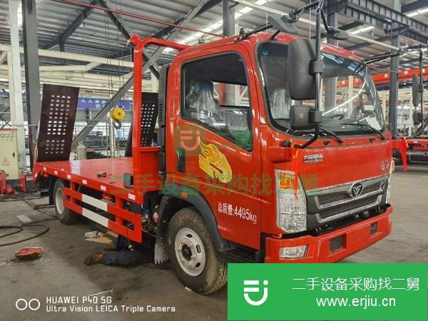 湖北出售二手重汽豪曼平板運輸車法士特8檔變速箱