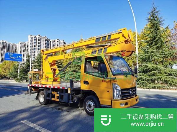 黑龍江出售二手凱馬13.5米汽油高空作業(yè)車