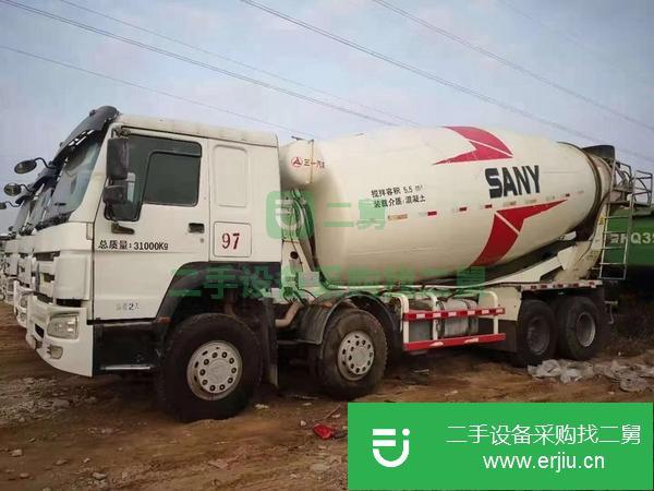 浙江出售二手豪沃大20方攪拌車，三一上裝手續齊全包提檔過戶