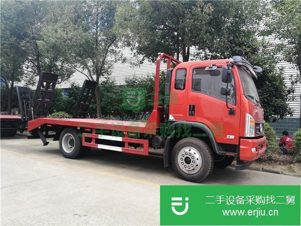 河南出售二手黃牌大運15噸平板運輸車