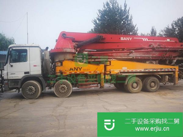 河北出售二手09年三一奔馳46米泵車手續齊全