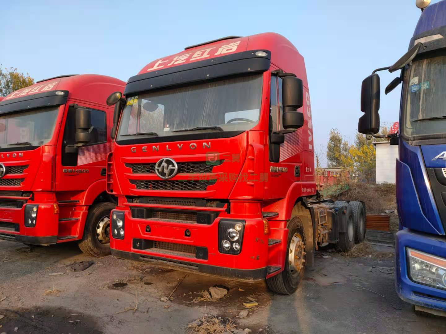 出售19年上汽紅巖杰獅M500雙驅(qū)輕體430馬力牽引車(chē) 國(guó)五排放 可分期付