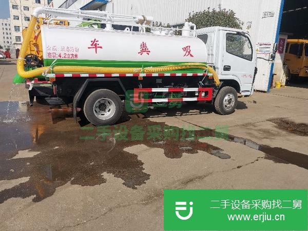 湖北出售二手多利卡國六5方吸糞車