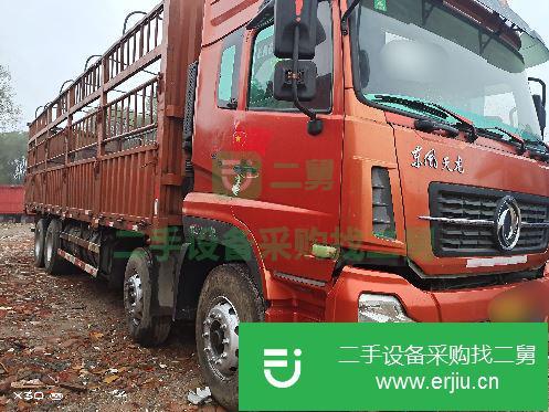 江西出售二手東風天龍重卡315馬力前四后八高欄貨車