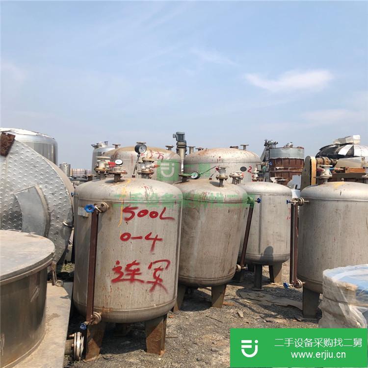 山東出售二手不銹鋼儲罐
