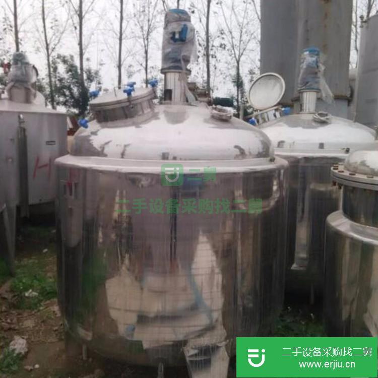 山東出售二手不銹鋼電加熱攪拌罐