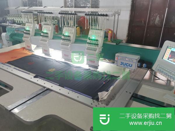 山東出售二手電腦繡花機4頭400頭距