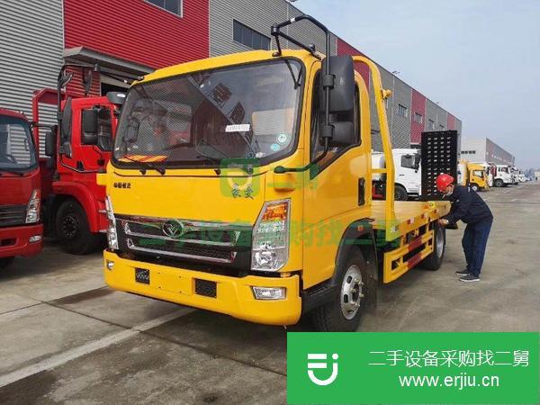 湖北出售二手重汽豪曼平板運輸車法士特8檔變速箱