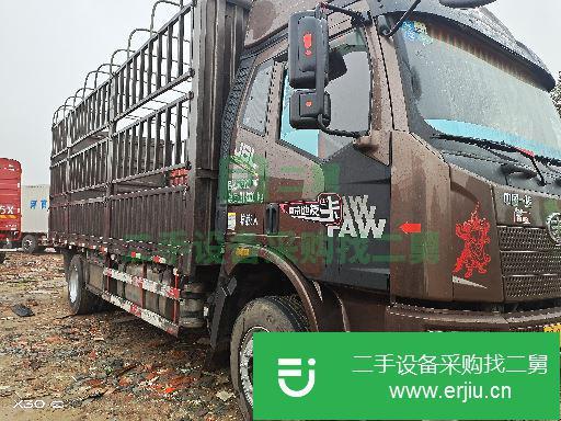 江西出售二手解放J6L單橋高欄240馬力載貨車