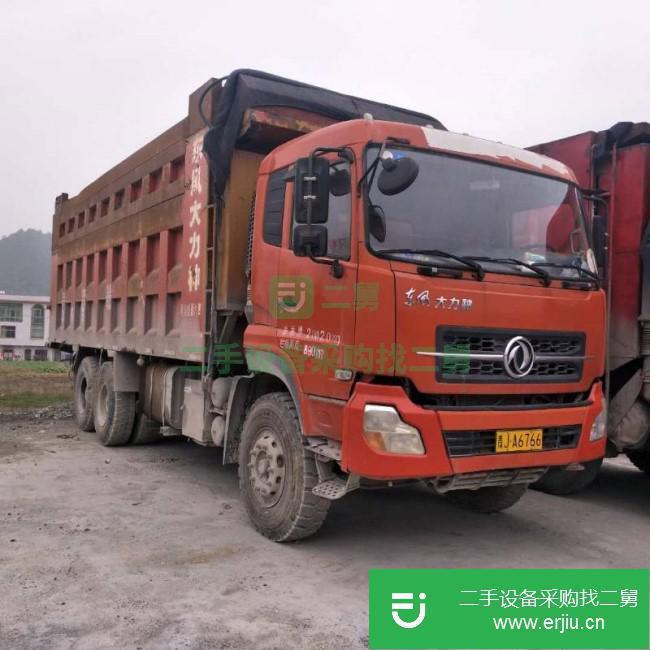 貴州出售二手東風大力神后八輪自卸車340馬力