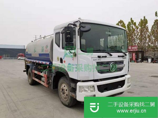 山東出售二手東風多利卡12方灑水車跑了9000多公里