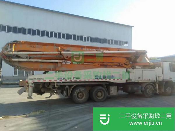 河北出售二手中聯(lián)52米叉腿四橋六節(jié)臂泵車手續(xù)齊全隨時過戶提檔