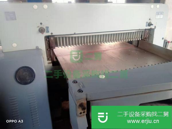山東出售二手16年1300申達程控切紙機雙導軌渦輪伺服電機