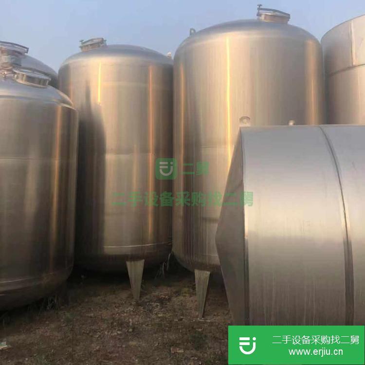 山東出售二手不銹鋼儲罐