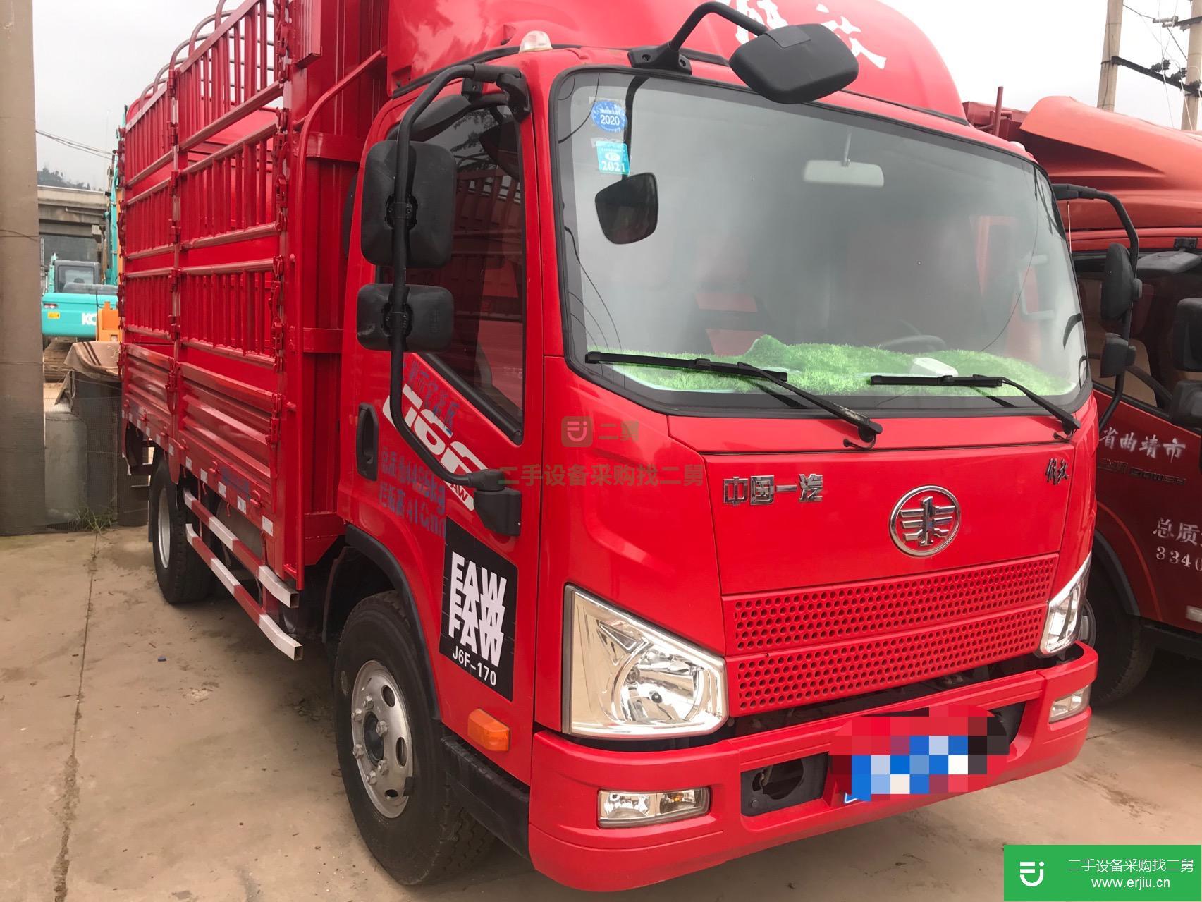云南出售二手一汽解放160馬力貨車