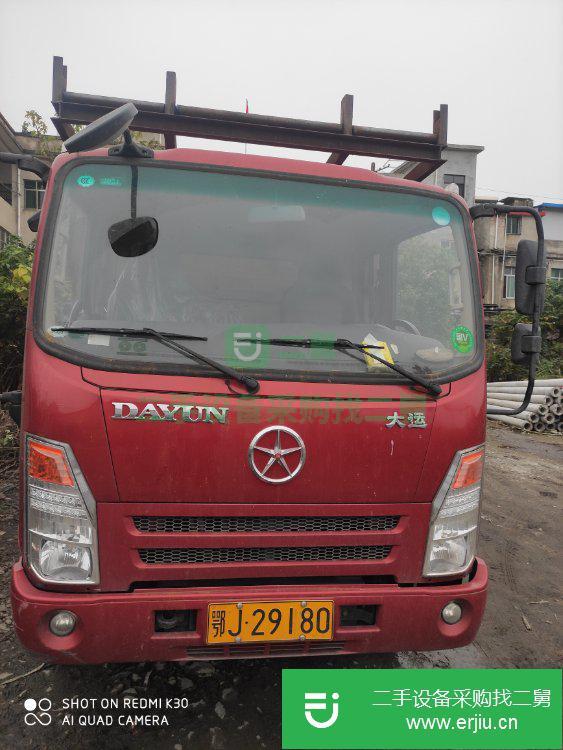 湖北出售二手大運輕卡130馬力自卸車