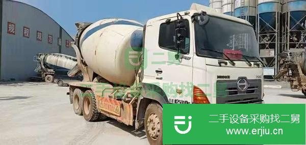 廣西出售二手廣汽日野攪拌車車況良好原裝發動???機