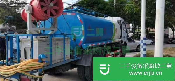 湖北出售二手8方灑水車帶霧炮國五排放手續齊全錫柴140馬力