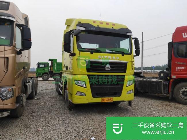 山東出售二手重汽汕德卡牽引車