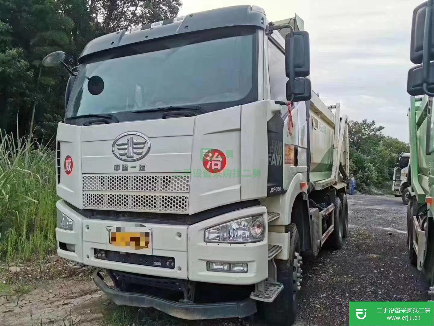 江西出售二手一汽解放350馬力自卸車